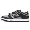 Nike Кроссовки Dunk Leather, Защита, Ударопрочность, Износостойкость, Низкие, Для скейтбординга, Детские, Черный Серый CW1590-100(Команда59 - SBOX)