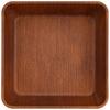 Showa NH home Wood Grain Resin Square Clean Microwave and Dishwasher Made in 4979498 Bowl, Large, Brown, Coat, Safe, Japan, Lightweight,