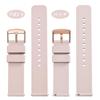 Rubber Silicone 18mm Waterproof Watch Replacement Quick Gold Buckle [WOCCI] Strap, Strap, Release, Pink/Pink