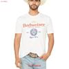 Мужская футболка Buckwear Budweiser 2334 винтажная стираная эластичная повседневная мужская уличная одежда универсальная с принтом винтажная стираная