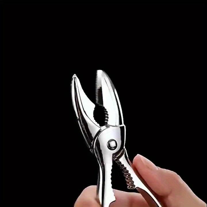 Premium Crab Consumption Set Robust Zinc Alloy Crab Leg Cracker And Spoon Long-Lasting Seafood Shell Opener