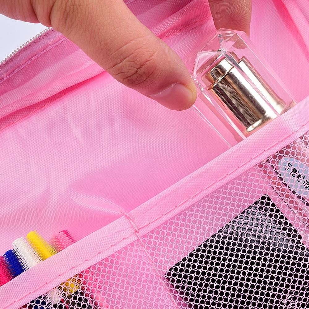 Women Makeup Bag Cosmetic Bag Case Make up Organizer Toiletry Storage Rushed Floral Nylon Zipper New Travel Wash Pouch