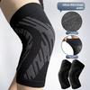 Вязаные нейлоновые спортивные наколенники, защитное снаряжение для велоспорта, бега, прыжков со скакалкой, фитнеса, для тепла, наколенники, мужское и женское защитное снаряжение
