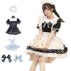 Maid Clothes Cosplay White Ribbon Size Cute Clothes School Festival Lolita Gothic Lolita Alice Princess Clothes Costume Maid Cafe Costume Boys Girls