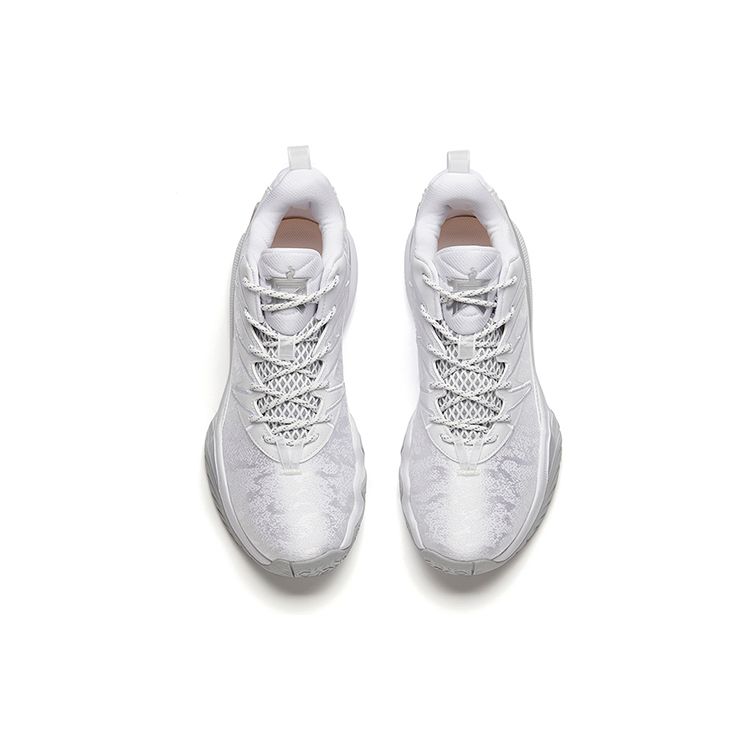 Anta Кроссовки для баскетбола Quick Decision Shock Absorbing Slip Non-Slip Durable Low Top, мужские, серебристые, 112141605-10