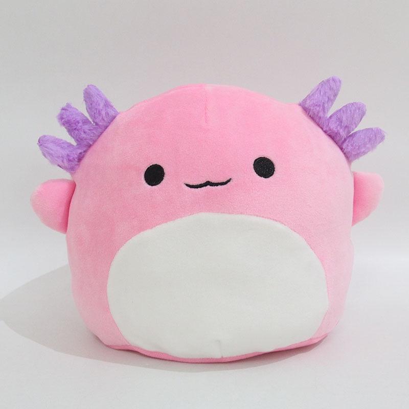 Squishmallow Розовый Аксолотль Джек Салли Корова плюшевая плюшевая кукла для матери и ребенка, Рождественская кукла, хлопковая набивка