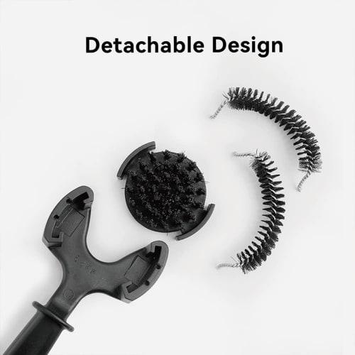 watchget Espresso Coffee Machine Cleaning Brush for 58mm Grinder Head, Nylon Bristles, Dual-Headed Grinder Brush, Coffee Grinder Cleaning Brush, 58mm