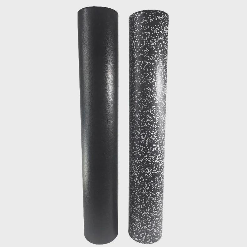 Черный валик из пенополипропилена для йоги и пилатеса - колонна для массажа мышц, доступен в размерах 30/45/60/90 см