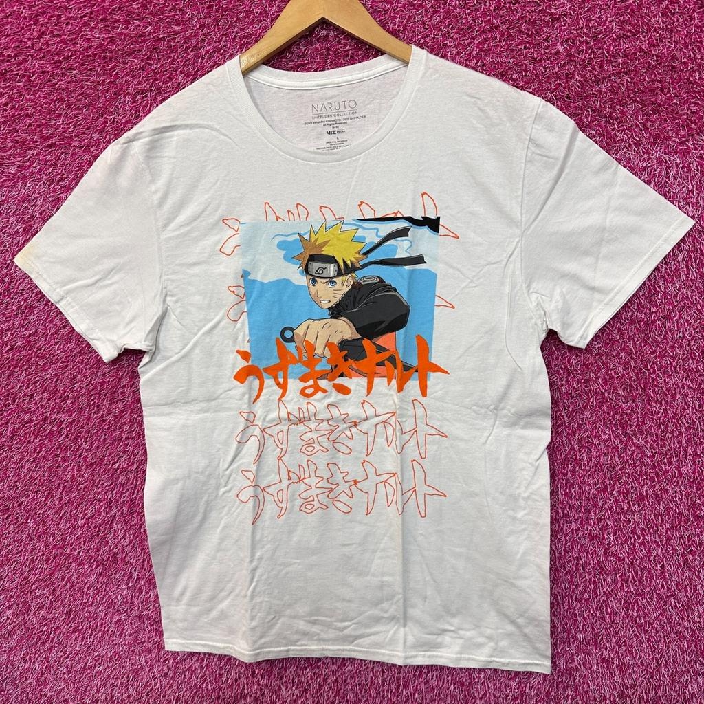 Naruto Uzumaki Hidden Leaf Hero Naruto Shippuden Anime Tee L