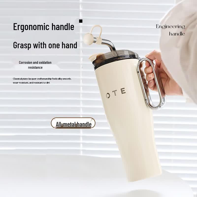 OTE Jumbo Изолированный стакан с трубочкой