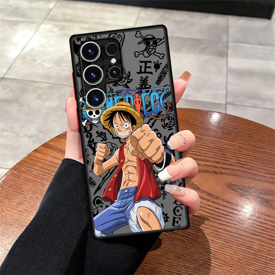 Чехол-накладка для телефона One Piece Луффи Милый для Samsung Galaxy S24 Plus S23 FE S25 Ultra S21 S20 FE S26 Note 20 Ultra 10+