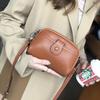 First Layer Cowhide Bag for Women In Autumn and Winter New Fashionable and Versatile Shoulder Bag Niche Light Luxury Retro Leather Crossbody