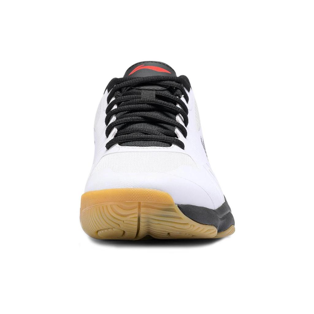 Li Ning CS16 Нескользящие износостойкие низкие бадминтонные кроссовки унисекс Белый Черный Красный AYTS057-2