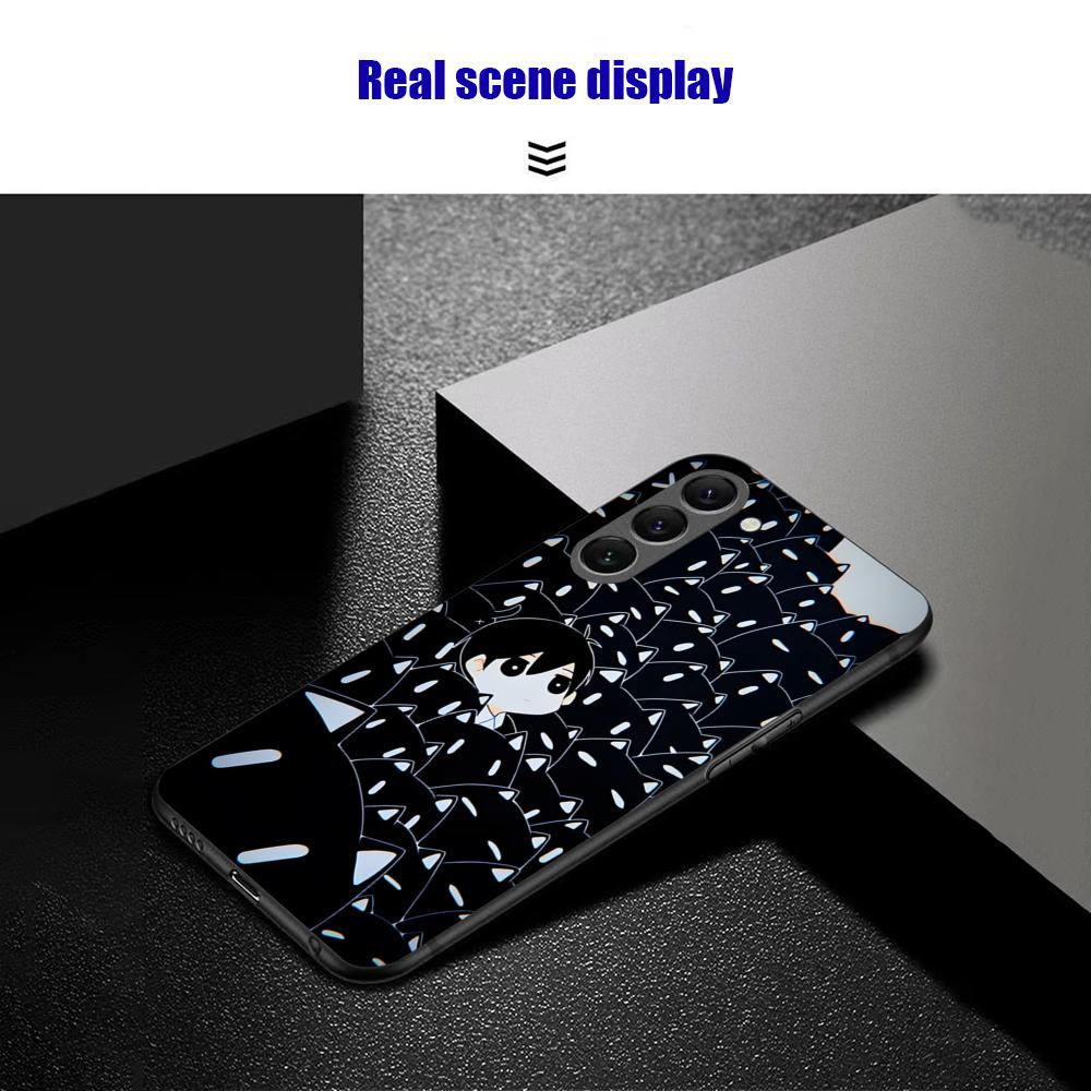 Hot Cool OMORI Game Phone Case For Samsung Galaxy S26 S25 S24 S23 S22 S21 Plus Ultra Note20 Soft Black