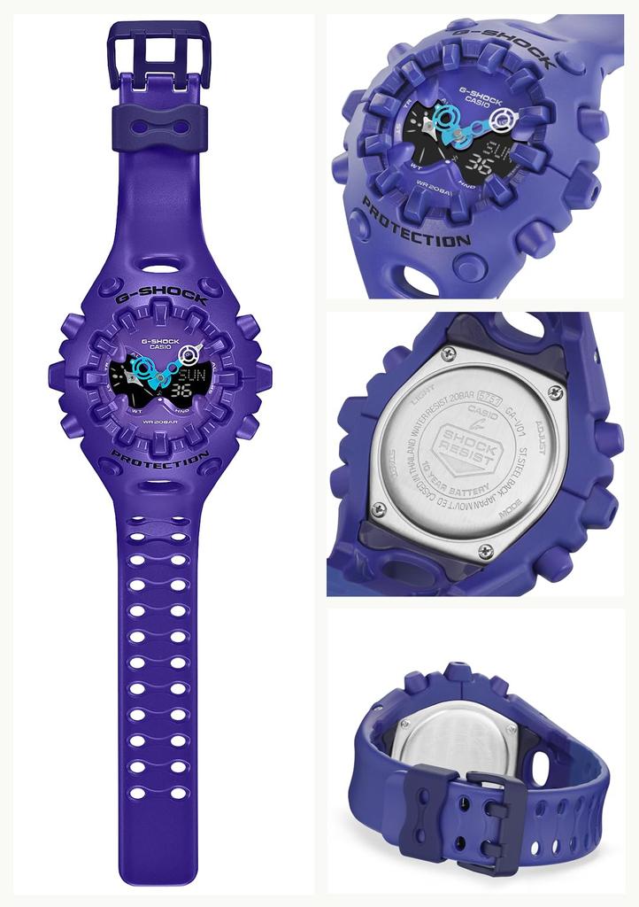 Часы Casio G-Shock [Официальный японский продукт] GA-V01-2AJF / -V01-9AJF Мужские Желтые / Фиолетовые