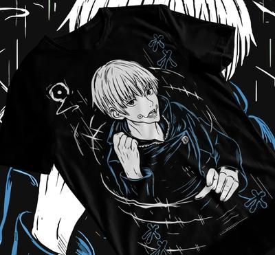 Футболка Инумаки Тоге Jujutsu Kaisen Мегуми Фусигуро Сатору Годжо Футболка Мягкая футболка Женская одежда Графические футболки Винтажный топ Y2K