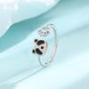 Женские регулируемые милые кольца с пандой