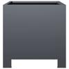 Vidaxl Donice Ogrodowe, 2 Szt., Antracytowe, 30X30X30 Cm, Stalowe