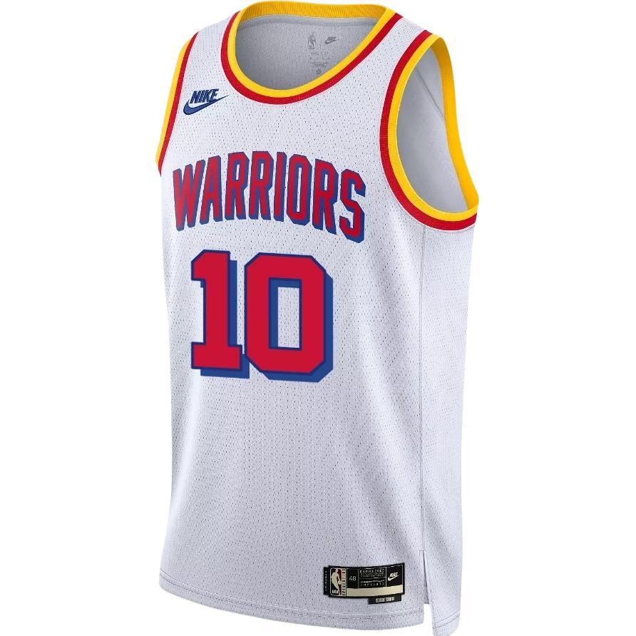 Nike X Коллаборация НБА Голден Стэйт Уорриорз Джимми Батлер Сезон 2024/2025 Логотип Буква Круглый вырез Без рукавов Баскетбольная майка FQ4685-100