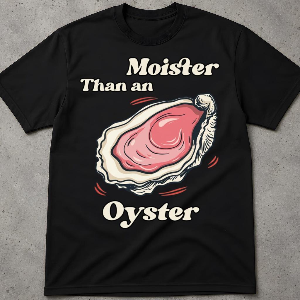 Moister Than An Oyster Shirt, Inappropriate T Shirts For Airport, Very Offensive Shirt, Offensive Womens Tee, Sarcastic T Shirts For Women