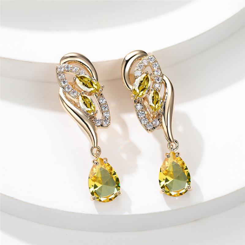 Серьги-капельки серебряного цвета с огранкой «капля воды», синий, белый, красный камень, серьги-капли с разноцветным камнем огранки «маркиза», серьги-кольца, предложение на годовщину, подарок