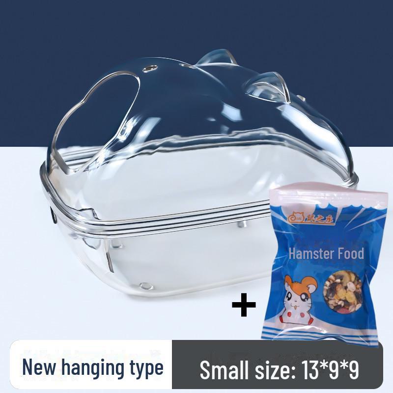 Гнездо для хомяка двойного назначения: Ванна с песком и защитой от брызг мочи