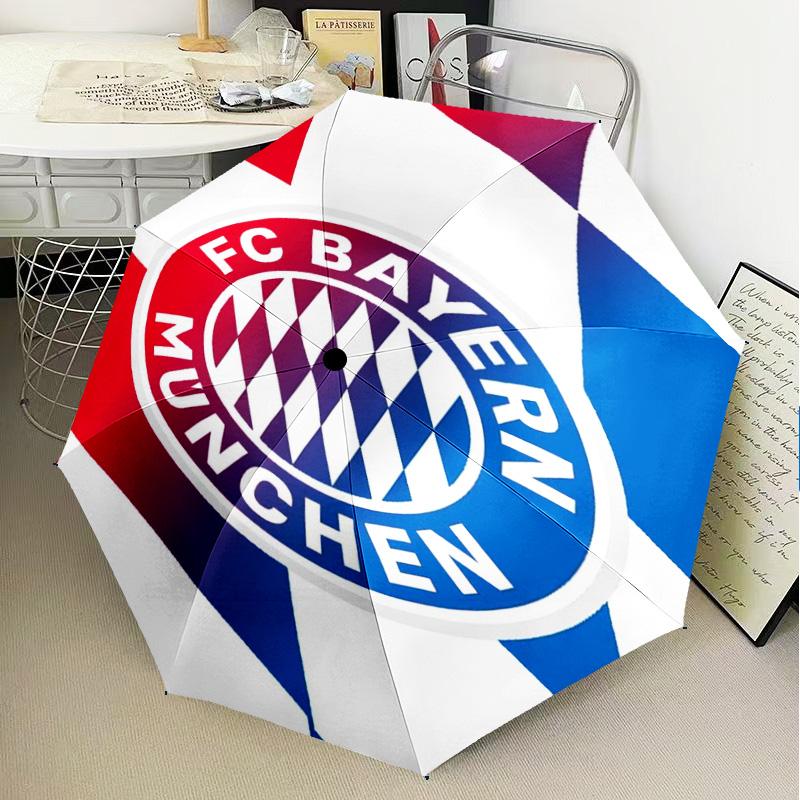 1 шт. Складной зонт FC Bayern München с принтом, автоматический зонт 8-спицевый для путешествий, кемпинга, подарки для фанатов, рождественские подарки