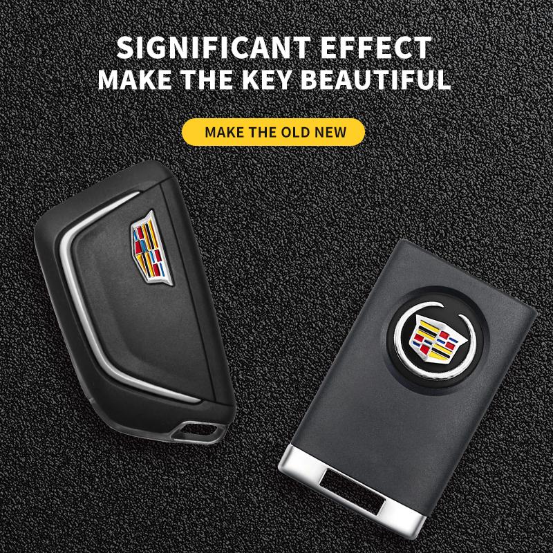 21mm/25mm Car Key Emblem Stickers Auto Door Keyhole Logo Decal For Cadillac Escalade CTS ATS SRX STS XT5 XT4 XT6 XTS CT4 CT6