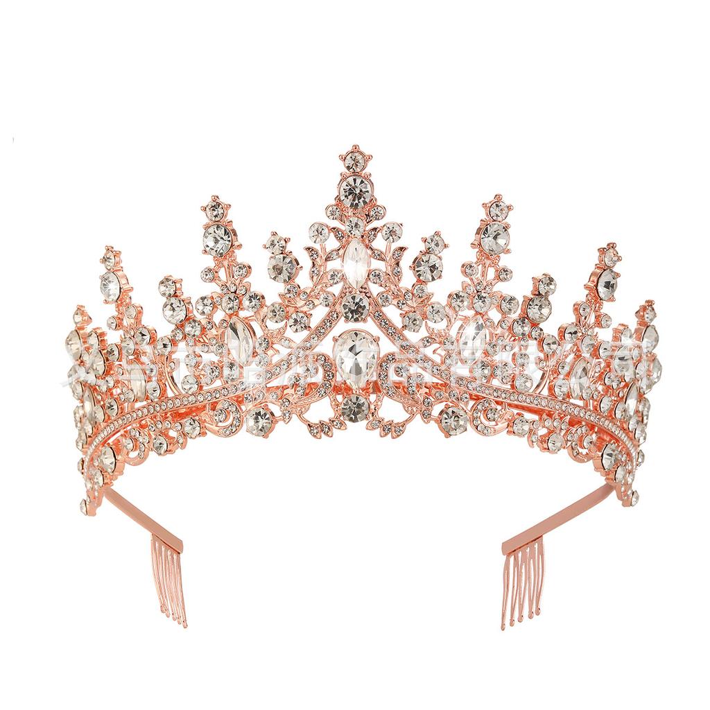 Свадебный головной убор Аксессуары для волос Банкетная вечеринка Прическа Корона Корона