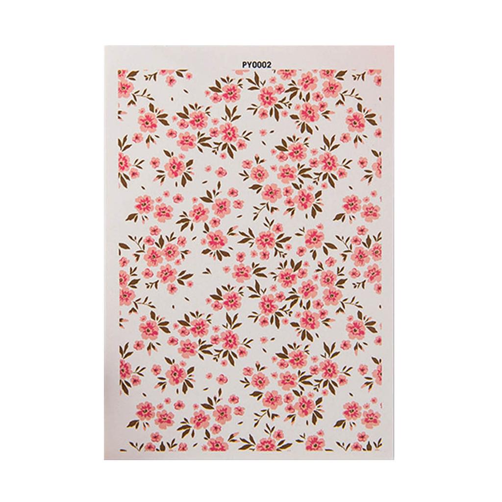 Глина Переводная бумага для глиняных серег Водорастворимая глина Переводная бумага Цветочный переводной лист для глиняных украшений