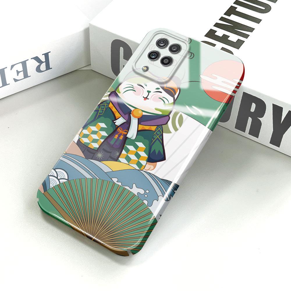 Все включено Чехол для телефона с пленкой Мультяшный модный дизайн Жесткий чехол Полная защита Защитный чехол для камеры для Samsung Xiaomi Poco Redmi Infinix Tecno