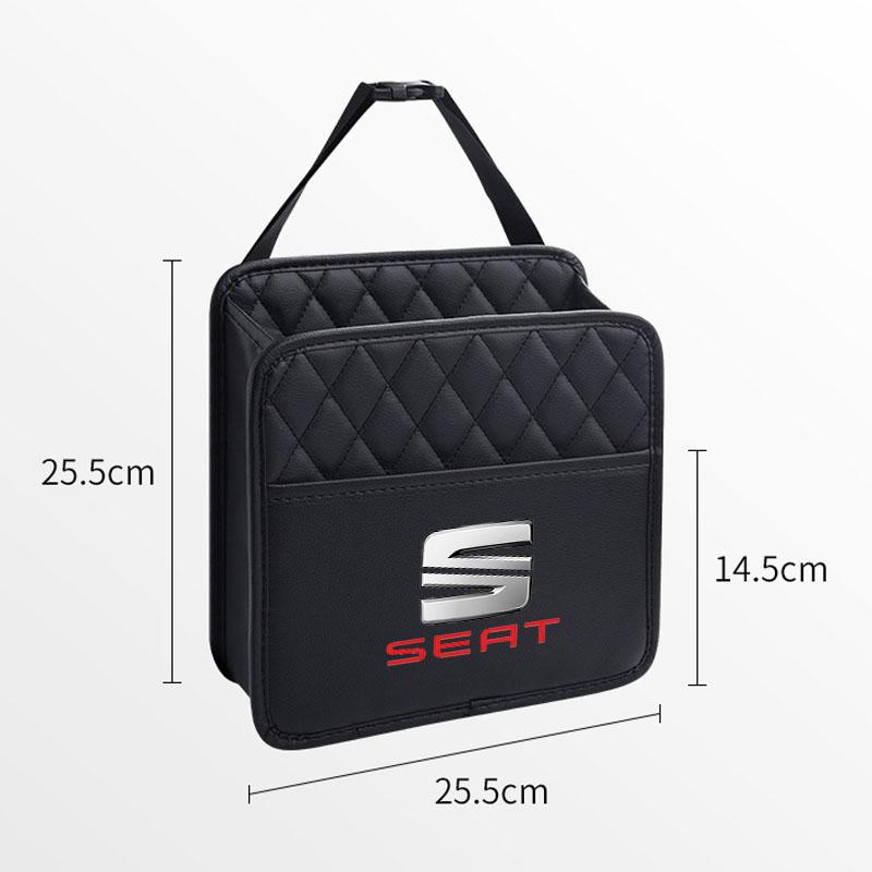sdbn7 Car Back Seat Organizer Bag Foldable Storage Bag Carry Bag For Seat Leon Ibiza Alhambra Exeo Altea Arona Mii IBL Car Accessories