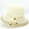 Summer Women's Thin Middle-aged Sun Hat for Shade and Sun Protection, Middle-aged and Elderly Summer Hat