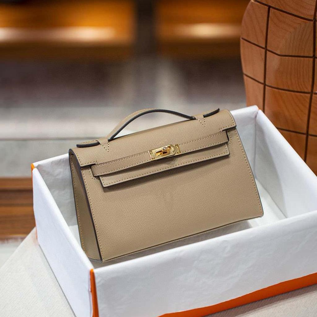 Женская мини-сумка Kelly из натуральной кожи 2023 г.: Модная сумка через плечо с модным узором «пальмы»