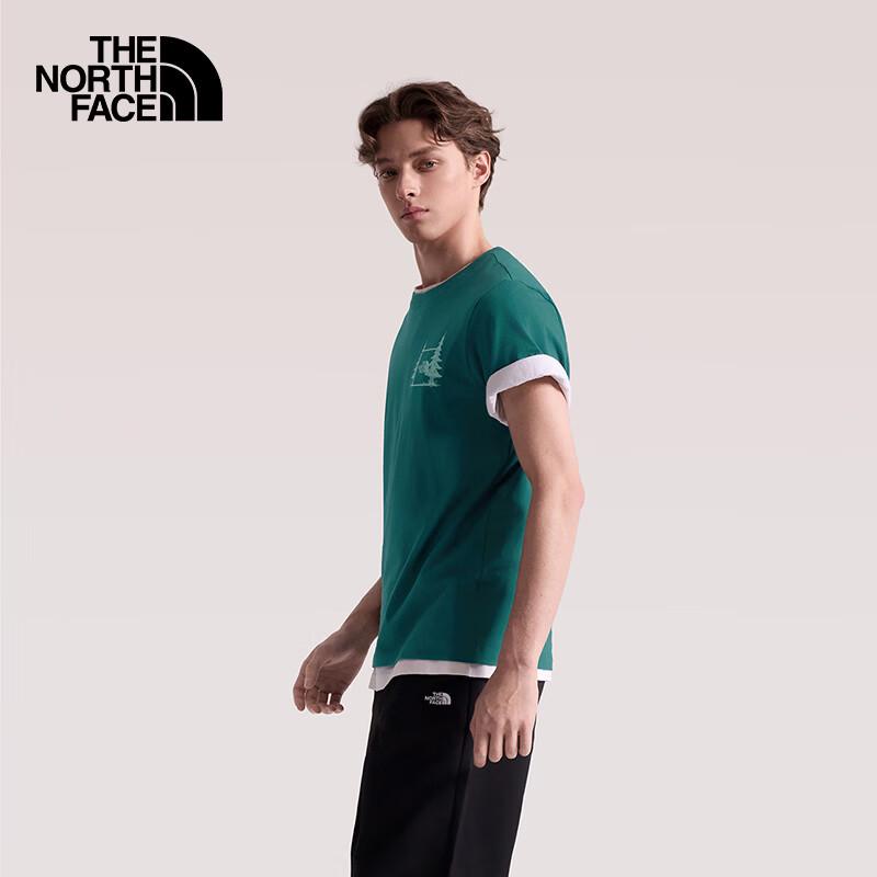 The North Face Унисекс футболка с коротким рукавом и графическим принтом 8GVD