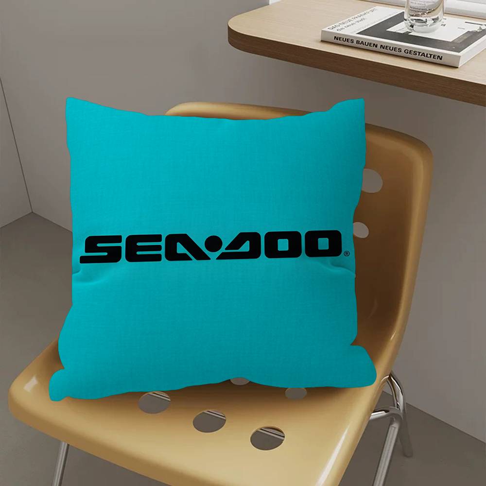 SSea DDoo Seadoo Pillow Gift Home Office Decoration Pillow Bedroom Sofa Car Cushion CoverPillow Case