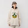 Li Ning X Disney Коллаборация Серия Спортивный Стиль Жизни Серия Обнимающий Дракон Принт Буквы Удобная Дышащая Свободная Толстовка Женская толстовка AWDU494-3