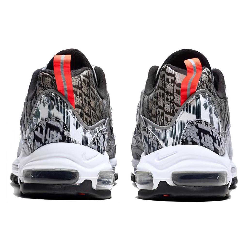 Nike Air Max 98 'Shanghai Marathon' (Unisex) Black / White / Metallic Silver Running Shoes BV6955 106