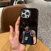 Баскетбол J-Ja M-Morant 12   Чехол для телефона для iPhone17,16,15,14,13,12,11 Plus,Pro Max Цветной Посеребренный Внутренний Чехол