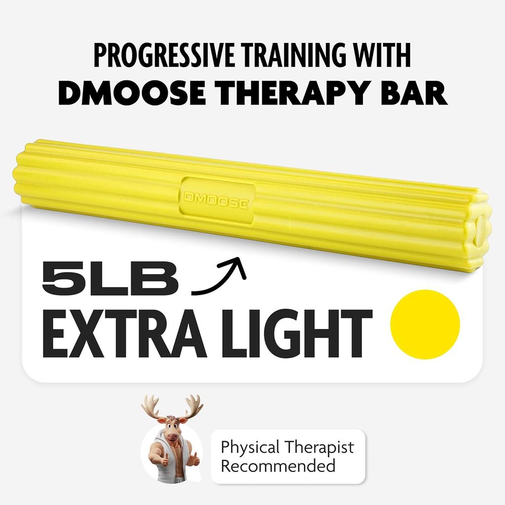 Flex Therapy Bar, Flexbar для физиотерапии и перекладина сопротивления для гольфистов, локти, тендинит, запястья, боль в предплечьях, улучшение силы хвата