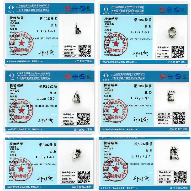 925 Серебряные бусины с 26 буквами алфавита AZ, подвески, подходят для оригинального браслета, настоящее серебро для женщин, бусины для ювелирных украшений своими руками