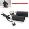 12V Подогреваемые мотоциклетные ручки, Регулируемая температура, Подогреваемая рукоятка для путешествий, Вождения на открытом воздухе, Зимняя для холодной погоды, Мужские Женские