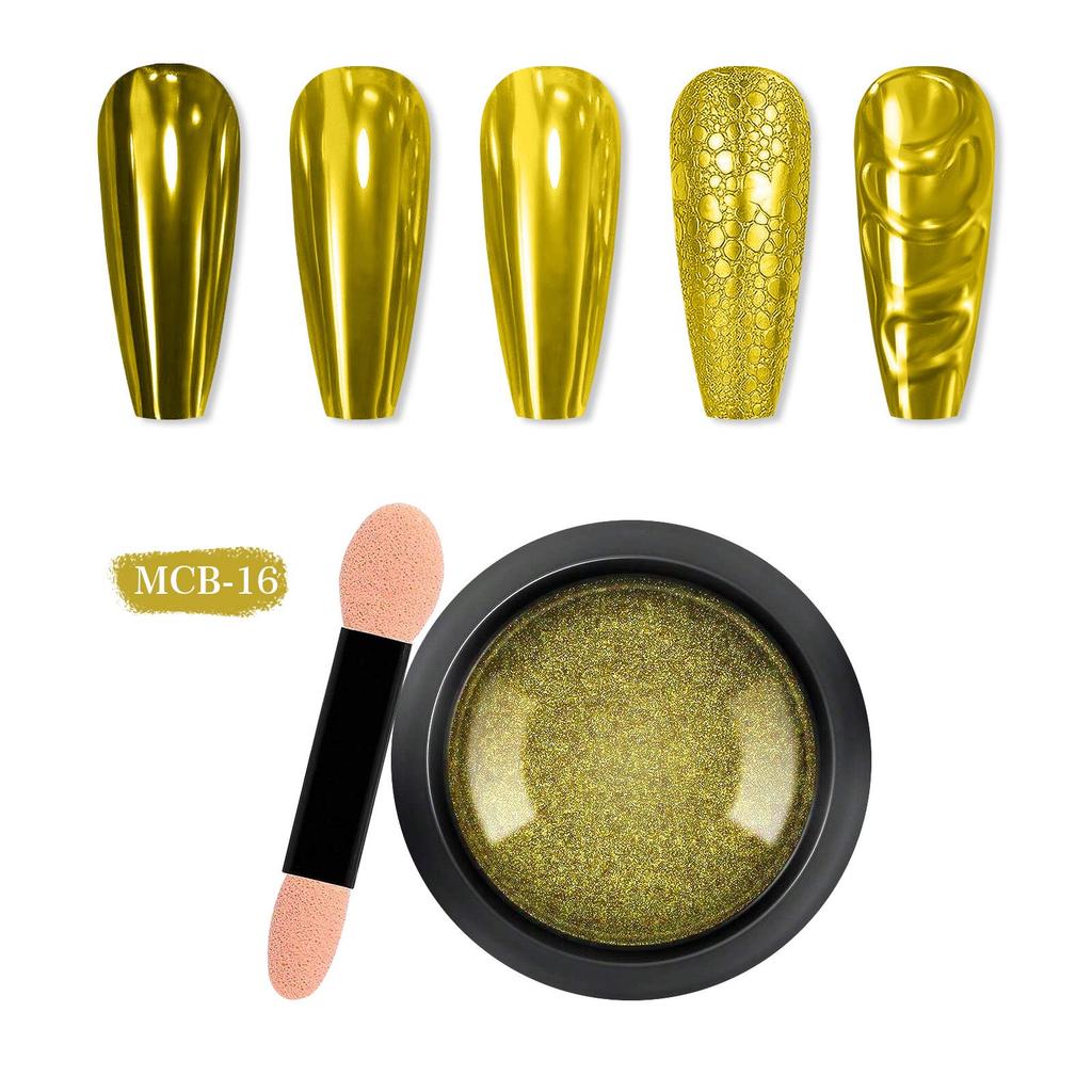 Electroplating Magic Mirror Nail Art Titanium Glitter Powder Set