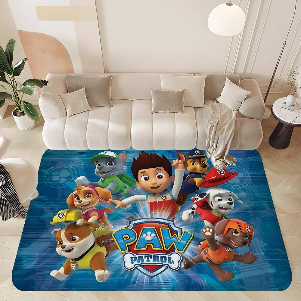 Anime P-Paw P-PatrolS Cute Bathroom Mat Kids Room Bedroom Decoration Balcony Anti-Slip Doormat Living Room Welcome Rug