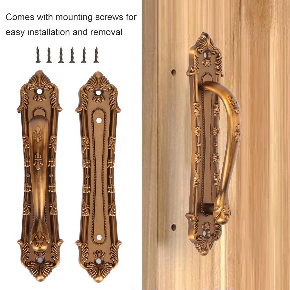 Alloy Sliding Door Handles Antique Bronze Barn Door Pulls Retro Door Handles Sheds