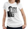 Футболка 1984 Джордж Оруэлл Не должна быть полуприлегающей Женская Большой Брат