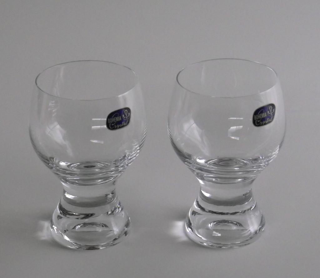 Bohemian Glass Gina Glass Wine Glass Set of 2