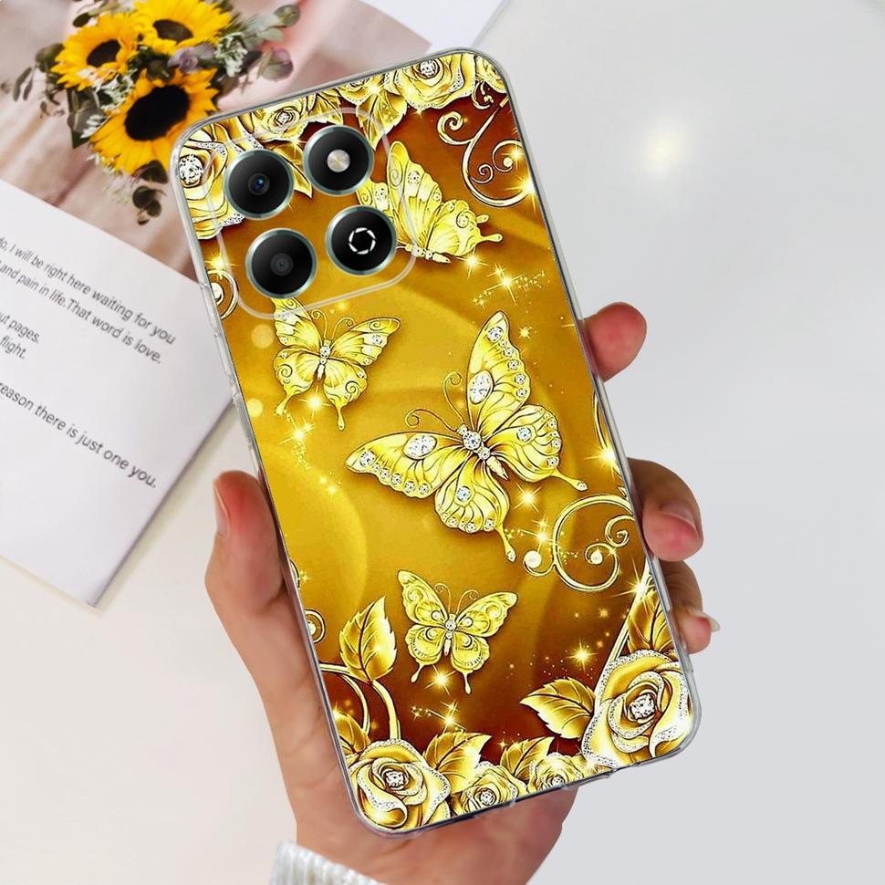 Чехол для телефона для Honor X6b Чехол Мягкий ТПУ Защитный корпус для телефона для Honor X6 X6b Задняя крышка HonorX6b HonorX6 Чехол Мультяшный