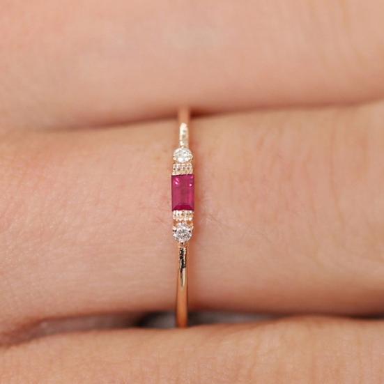 Женское кольцо с инкрустацией кубическим цирконием на палец, свадебное обручальное ювелирное изделие, подарок