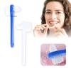 10Pcs Double-Sided Denture Toothbrush Cleaning Brush for Invisible Braces Retainer Oral Care Descaling Brush for Men & Women
